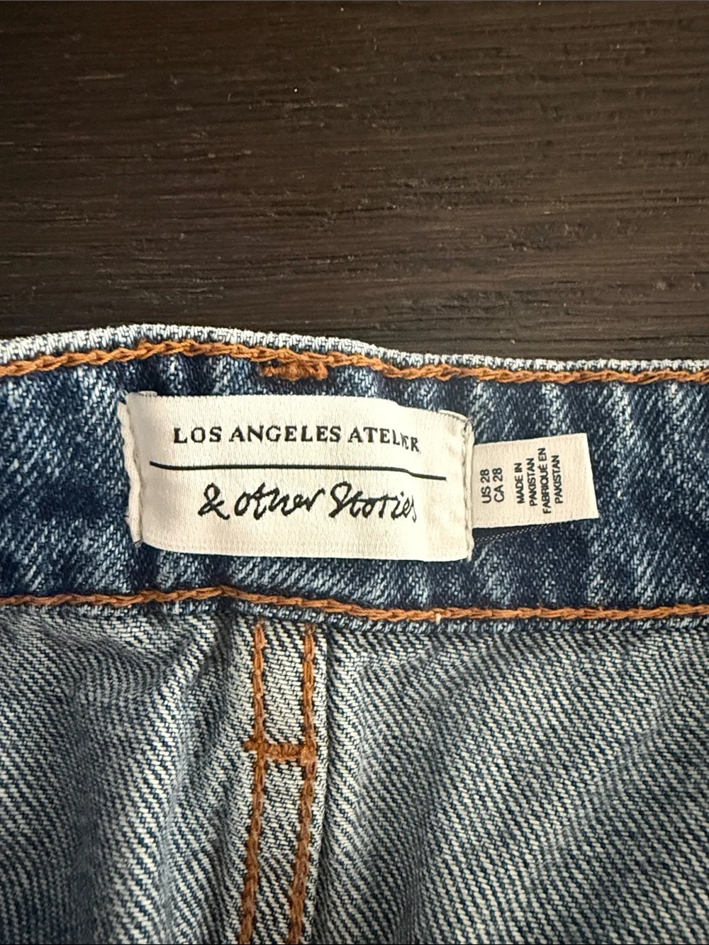 & Other Stories denim shorts